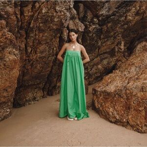 Petal and Pup Serina Maxi Dress- Green